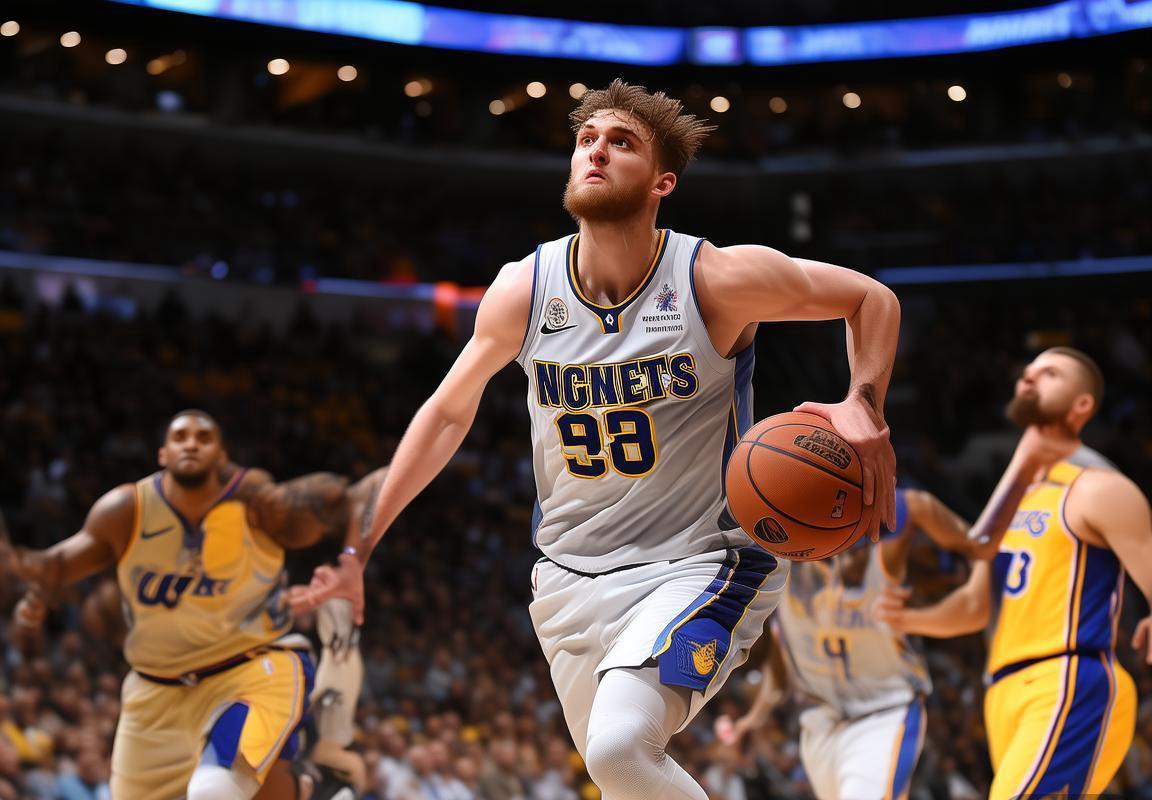 湖人队主场力克掘金，安东尼·戴维斯32+13统治攻防，尼古拉·约基奇空砍三双